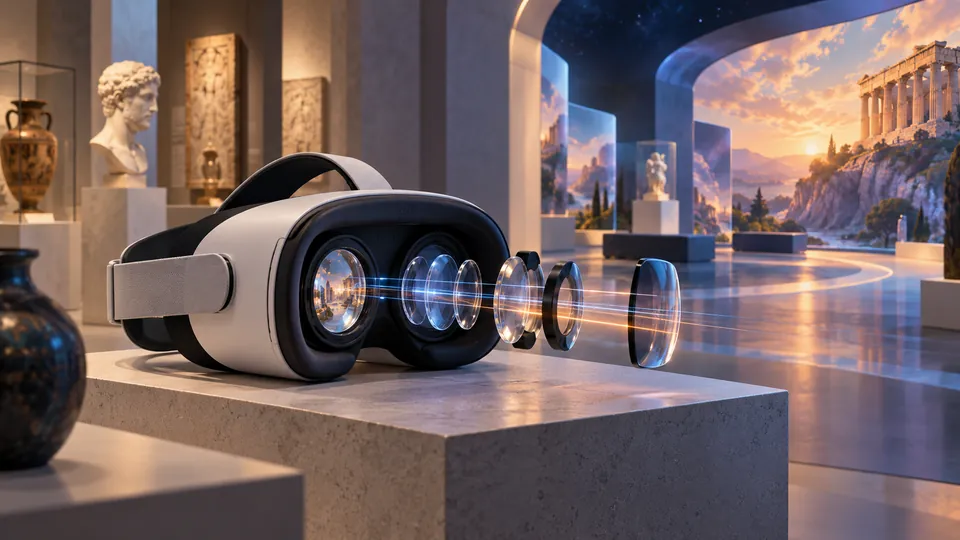 Illustrazione generica di esperienze in realtà virtuale, non collegata alla specifica versione beta di SteamVR.